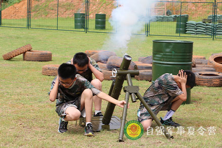 夏令营迫击炮发射