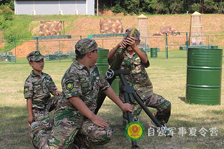 夏令营迫击炮发射