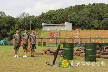 夏令营迫击炮发射